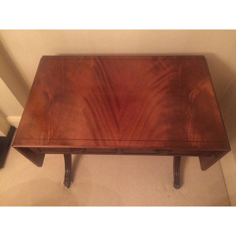 Mahogany sofa table