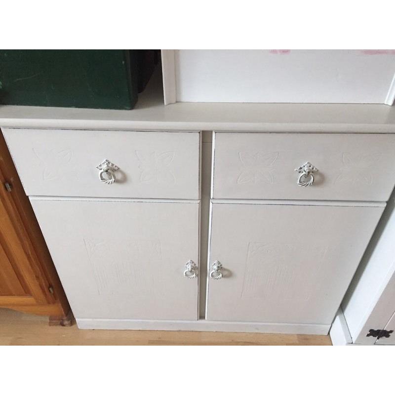 White painted dresser