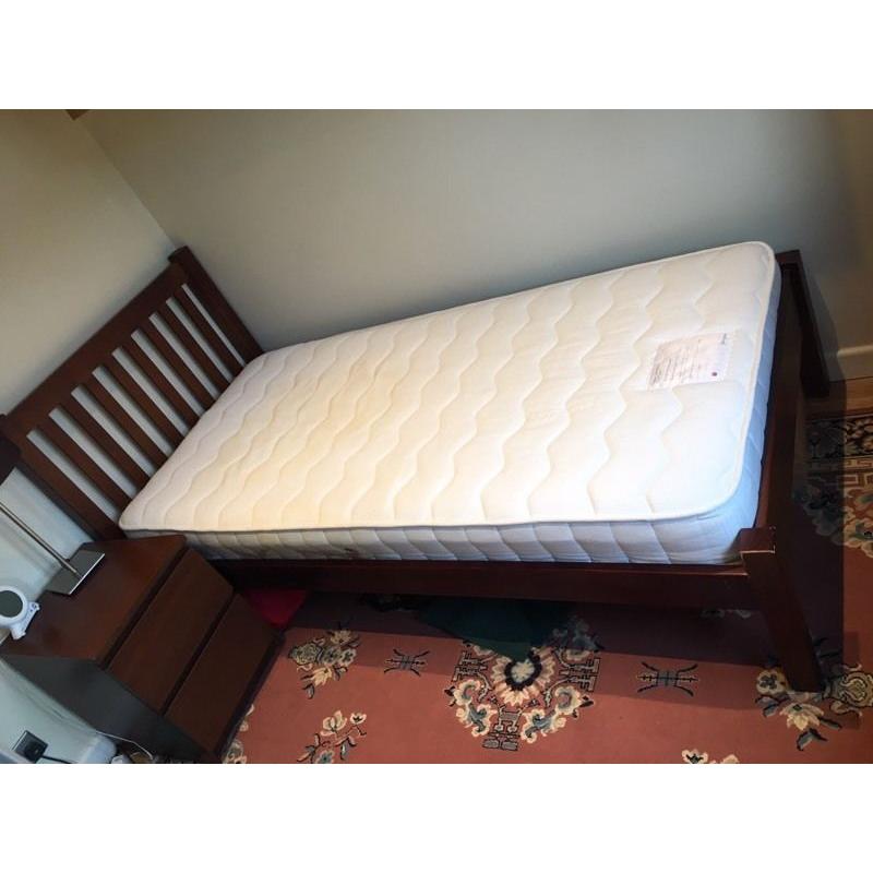 John Lewis single bed & mattress