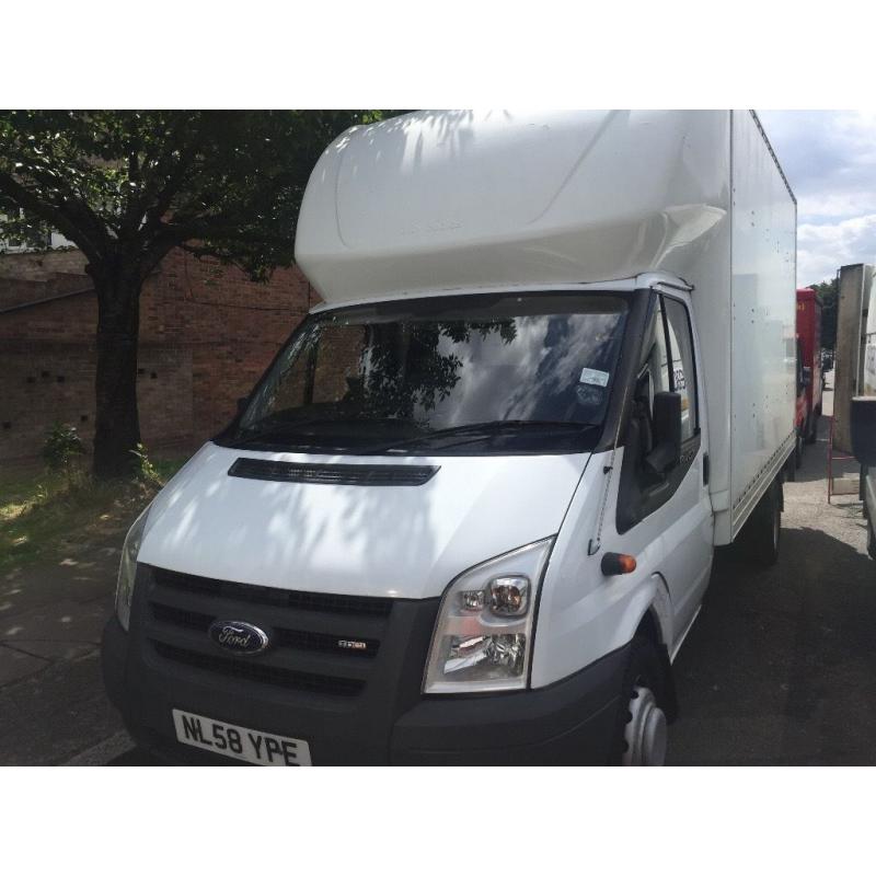 A CLEAN LUTON VAN.