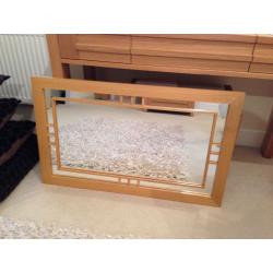 Oak Mirror - Immaculate Condition