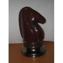 LARGE DECORATIVE ORNAMENT - KNIGHT CHESS PIECE / HORSE