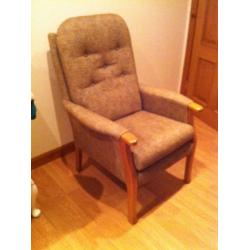 Comfortable Upright Armchair