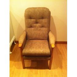 Comfortable Upright Armchair