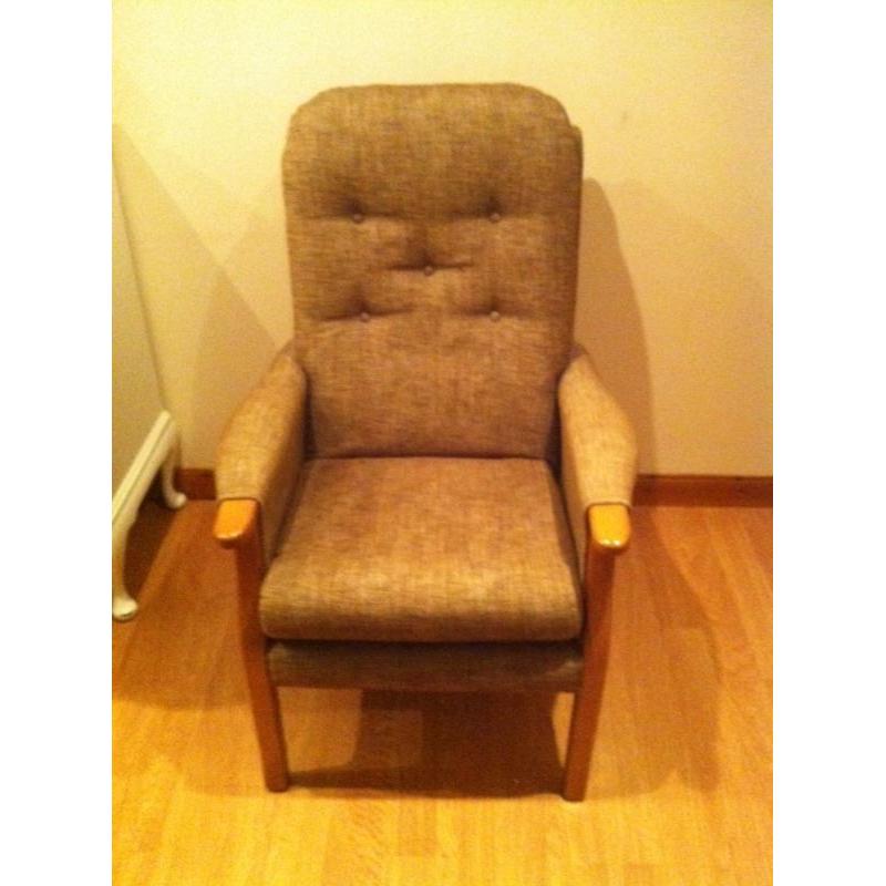 Comfortable Upright Armchair