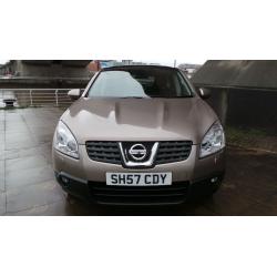 2007 57 NISSAN QASHQAI TEKNA 2.0 4WD BEIGE(PART EX WELCOME)