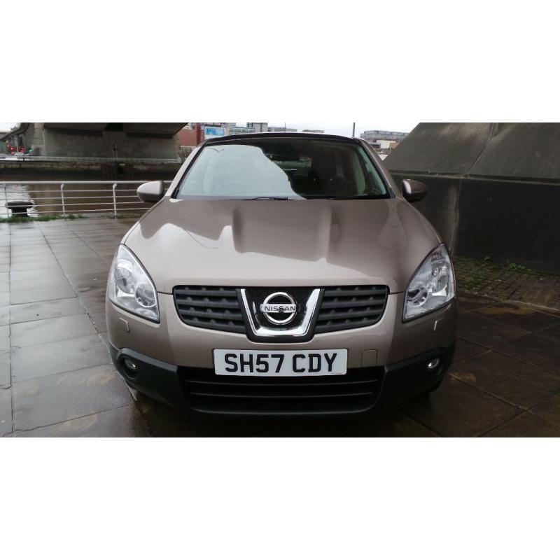 2007 57 NISSAN QASHQAI TEKNA 2.0 4WD BEIGE(PART EX WELCOME)