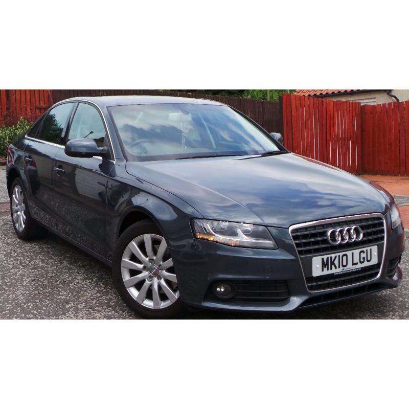 2010 10 AUDI A4 SE 2.0 TDI 6 SPEED MANUAL GREY 79K(PART EX WELCOME)***FINANCE AVAILABLE***