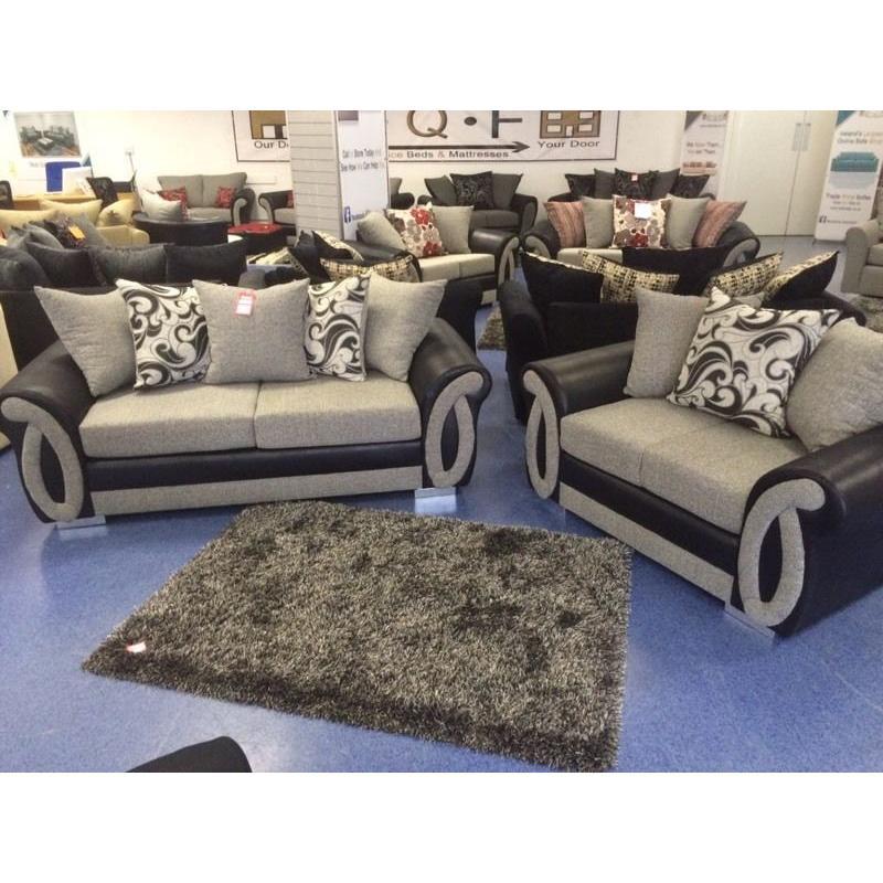 NEW DQF HELIX 3&2 SUPER SOFA ONLY £599