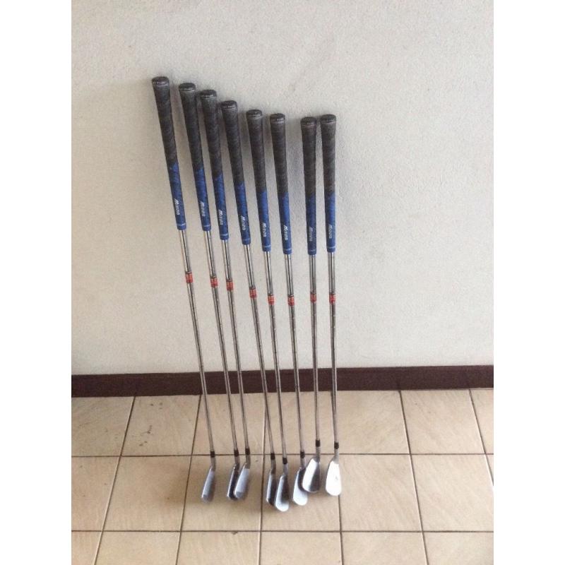 Titleist 909F 3 Wood design YS-6 R Shaft And a set of Mizuno MX25 R300 Gild shafts 3 to PW