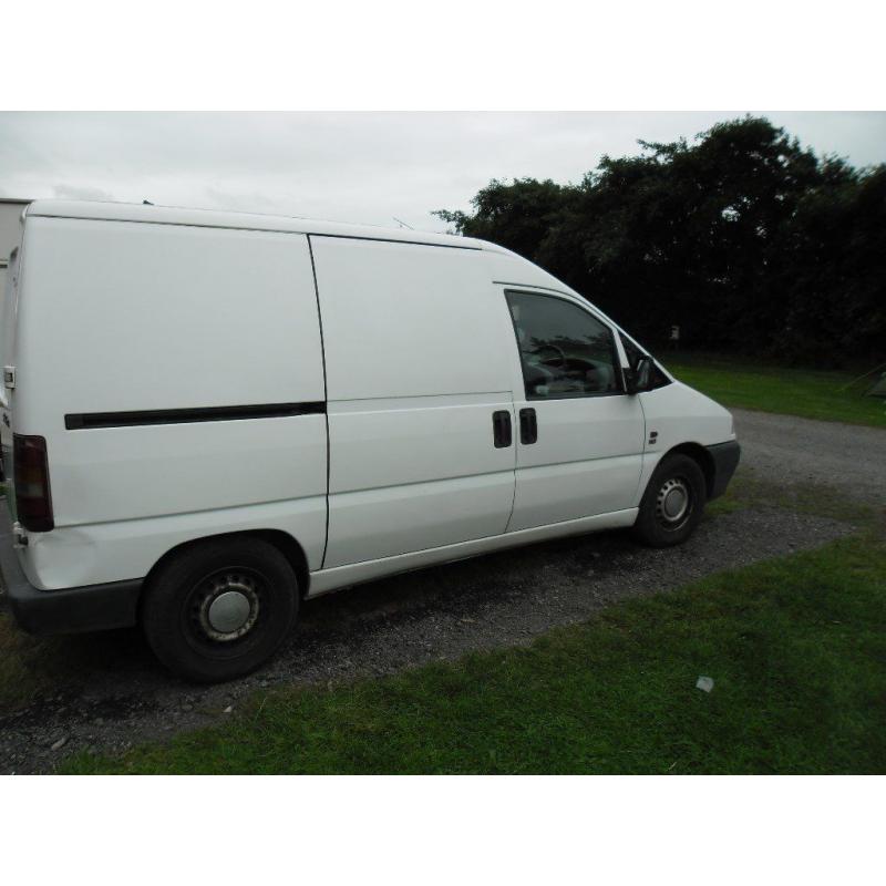 fiat scudo van full mot ready for work