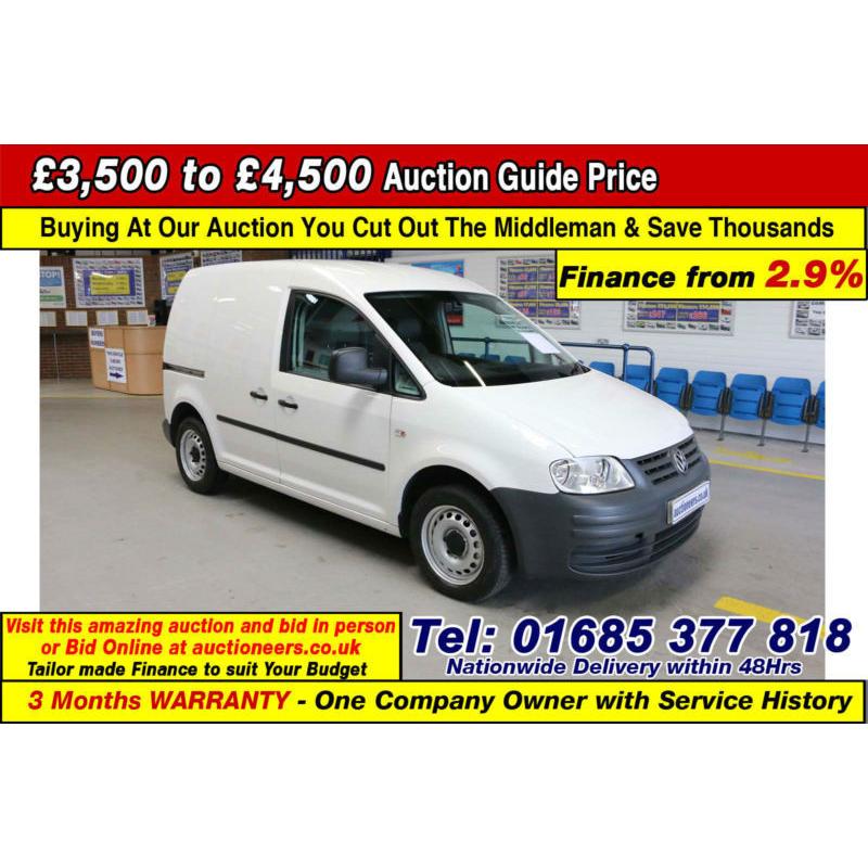 2010 - 10 - VOLKSWAGEN CADDY PLUS 2.0SDI 69PS VAN (GUIDE PRICE)