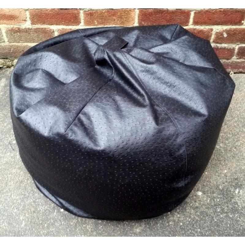 Leather bean bag