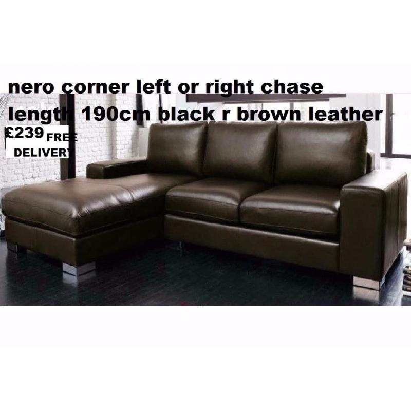 8 DESIGNER SOFAS LEATHER FABRIC 3+2 OR CORNER BRAND NEW FREE DELIVERY FREE POUFFE