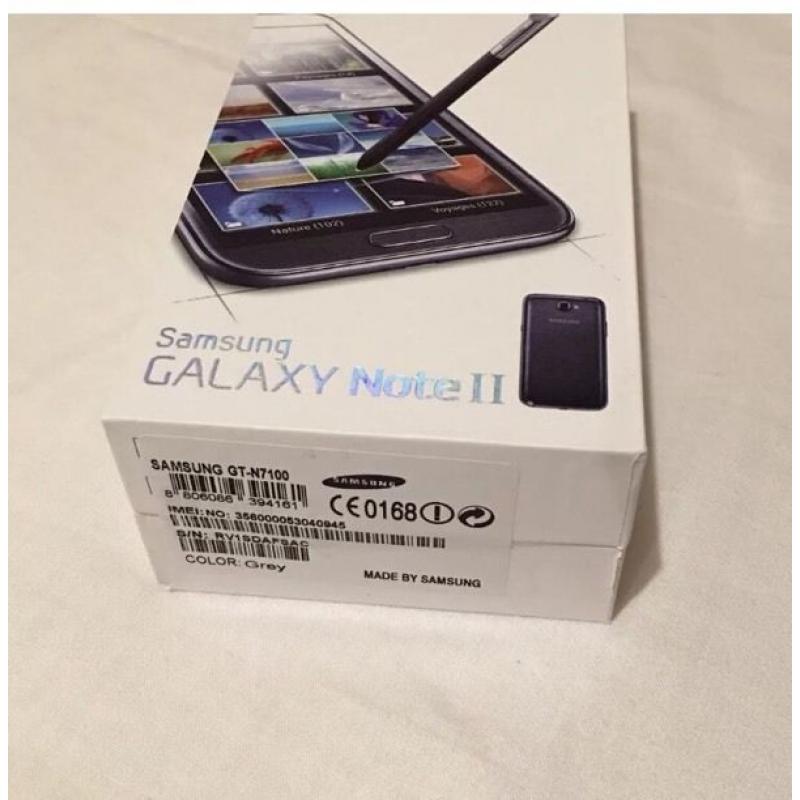 SAMSUNG GALAXY NOTE 2 BRAND NEW UNLOCK WITH WARRANTY