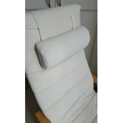 Ikea armchair with footstool