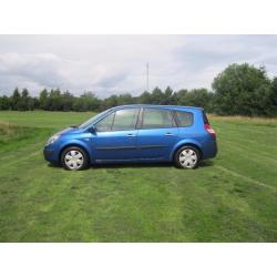 2006 06 plate renault grand scenic sl oasis 7 seat mpv PANORAMIC GLASS ROOF