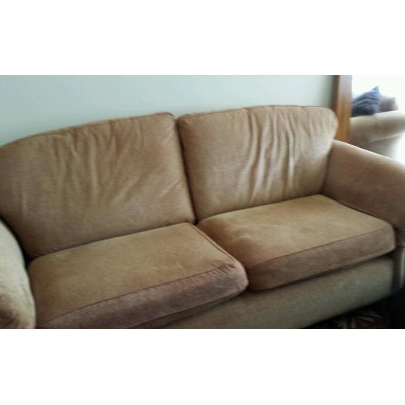 Three and two seater sofas.