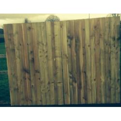 New wooden gates