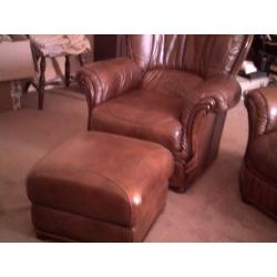 Italian leather 3 piece suite