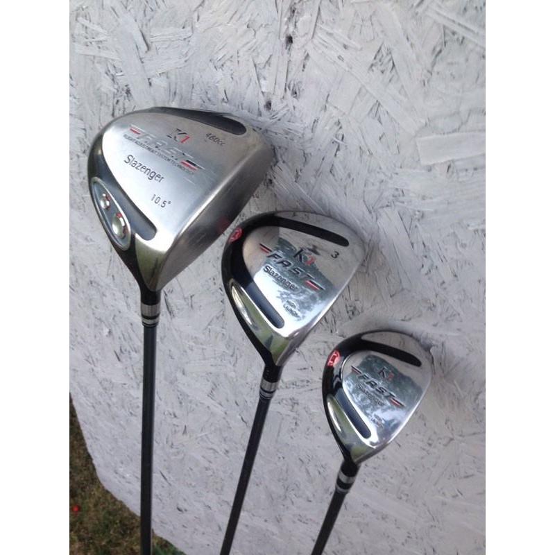 Slazenger K1 F.A.S.T driver,3 wood and hybrid