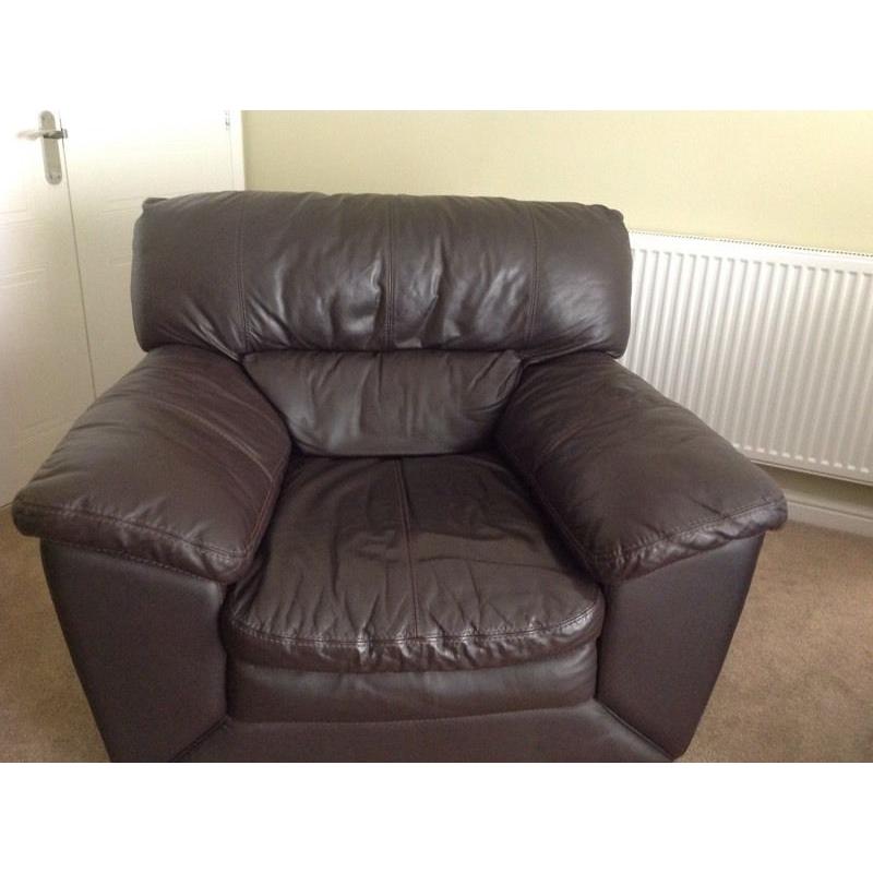 Four Piece Leather Suite