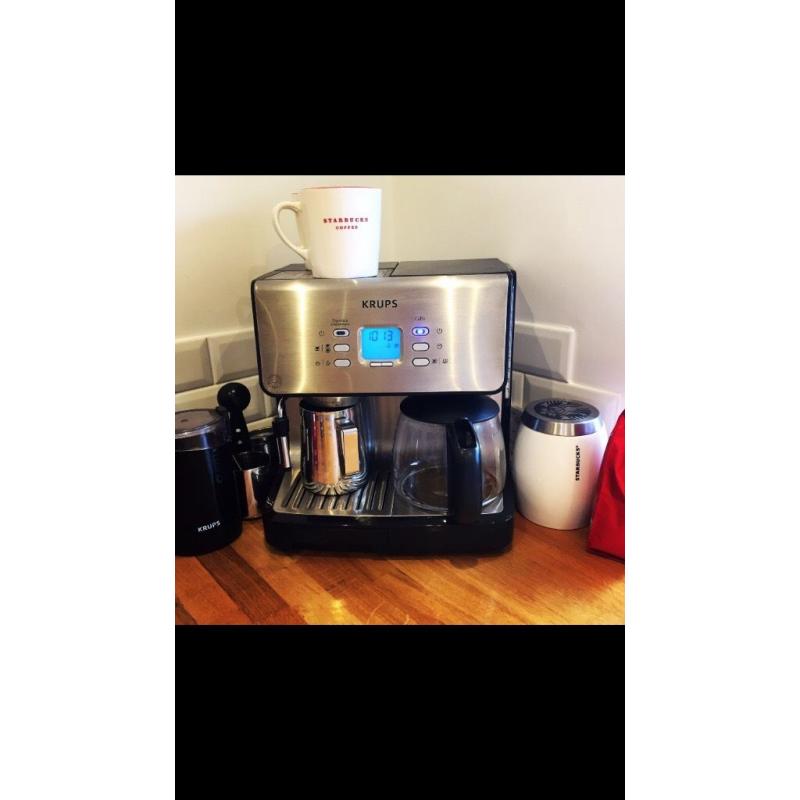 Krups filter coffee and espresso machine