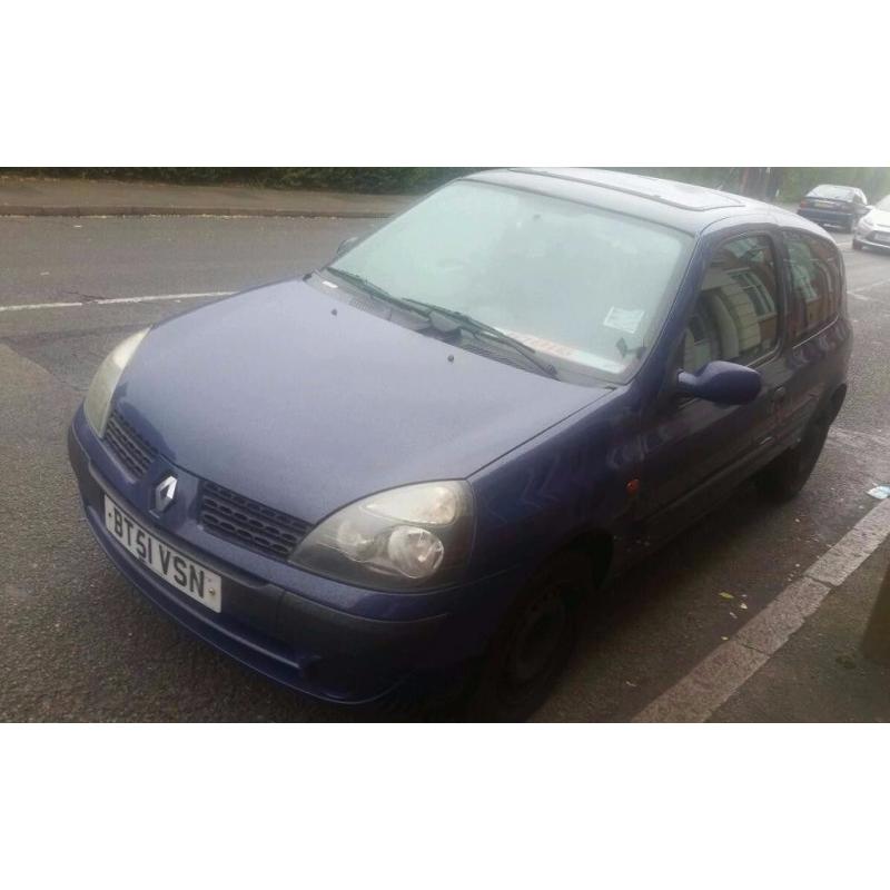 CLIO 1.2 PETROL 3 DOORS 7 MONTHS MOT IDEAL FIRST CAR CHEAP TO RUN READY TO GO...