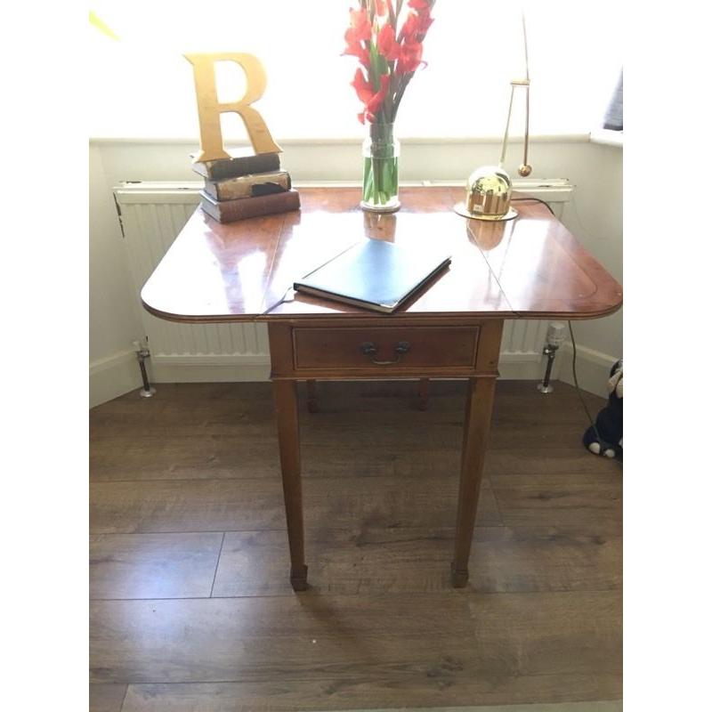 EDWARDIAN DESK SIDE TABLE TABLE FREE DELIVERY