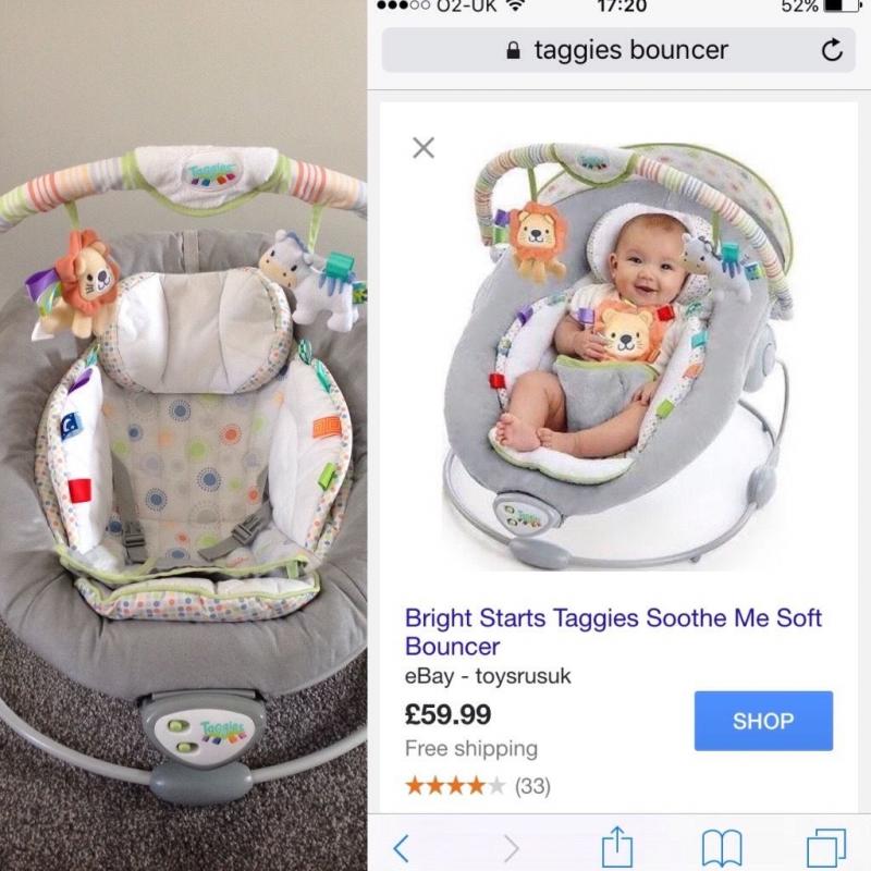 Toggies baby bouncer 0-6 months