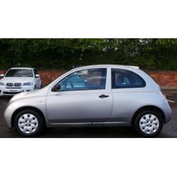 2003 53 NISSAN MICRA 1.0 E 3DR SILVER MOT 08/17(CHEAP PART EX TO CLEAR)