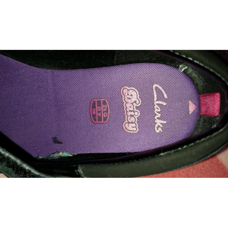 Girls clarks school shoes