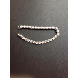 Genuine Swarovski tennis bracelet