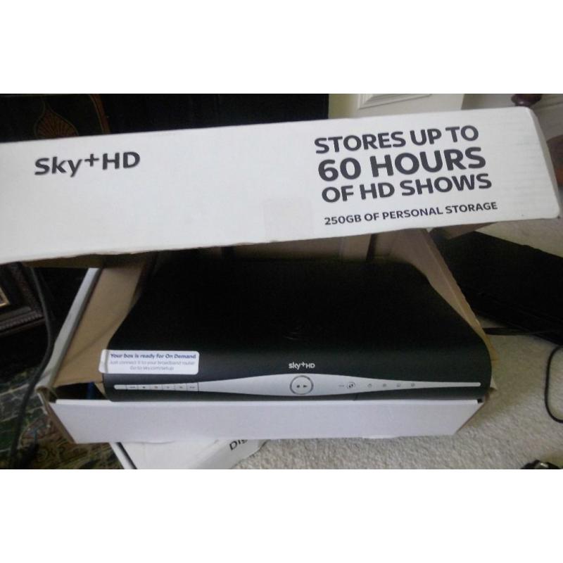 brand new sky hd box play and record
