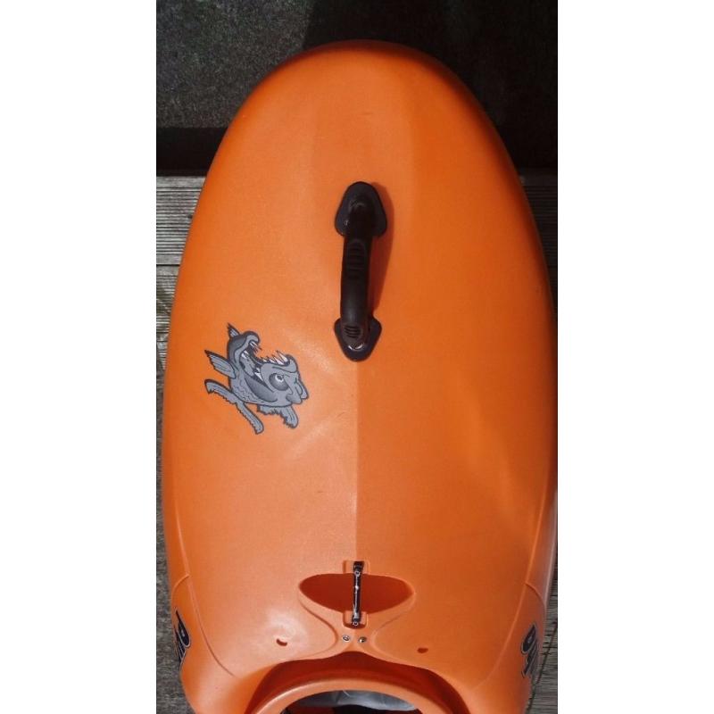 PYRANHA H3 255 Kayak with equipment