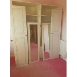 Double mirror wardrobe