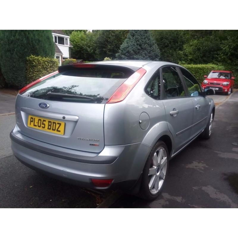 Ford Focus 2005 (05), Titanium 2.0 TDCI, 136 BHP, 6 Speed (Machine Silver) 120K miles.