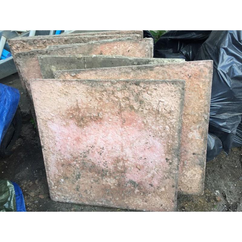 10 paving slabs for sale £2 a slab or £10 for the lot