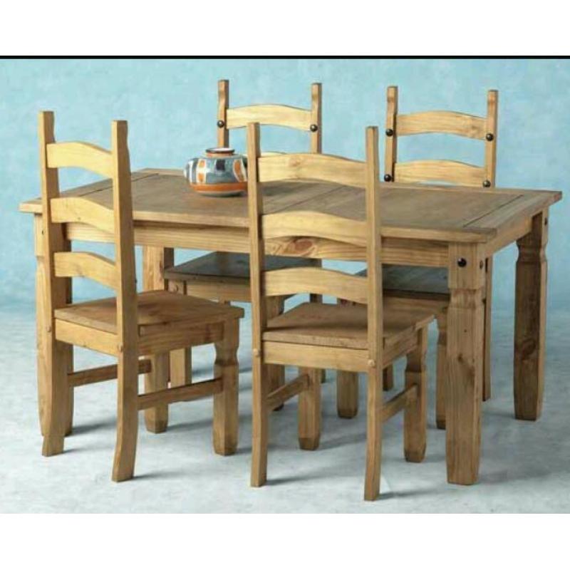 Mexican pine living room/ dining room set