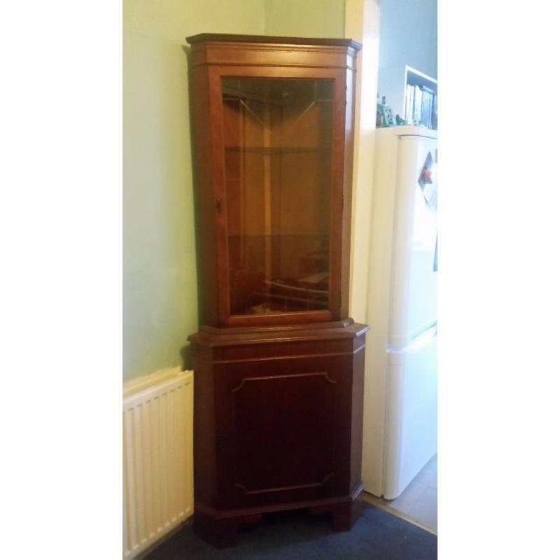 Lockable Corner Cabinet For Sale - Must Go!