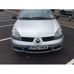 2007 Renault Clio 1.2 campus-65,000 miles-December 16 mot-great value-ideal first car