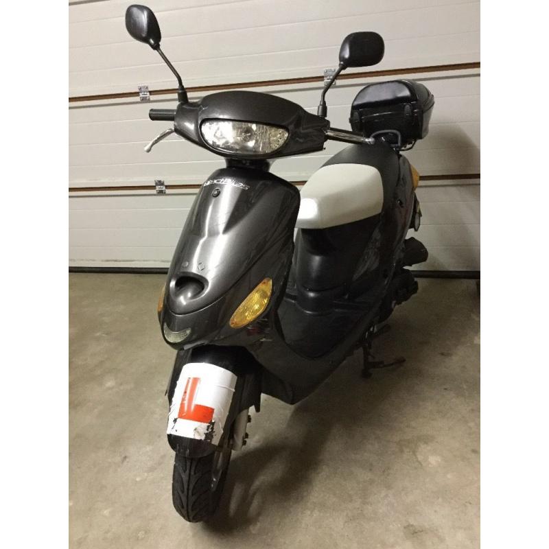 Low Mileage 2012 Direct Bikes 49cc Moped with Helmet/Gloves