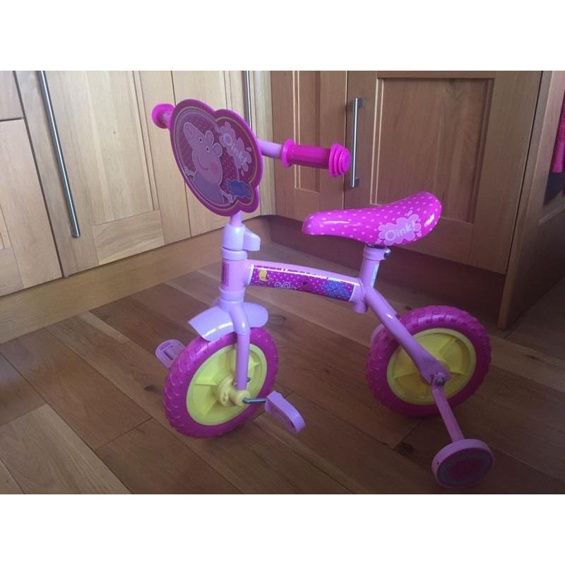 Peppa pig 10" bike