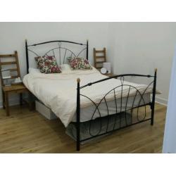 Bed frame and mattress