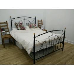 Bed frame and mattress