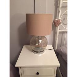 Pair of Next Cream Natural Lamps Great Condition!!