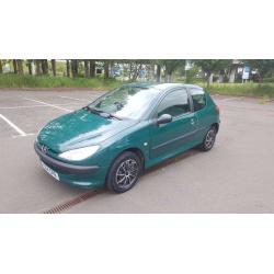 2001 Peugeot 206 1.1 Petrol 11 month MOT Full Service History Good Condition| Cards Accepted|