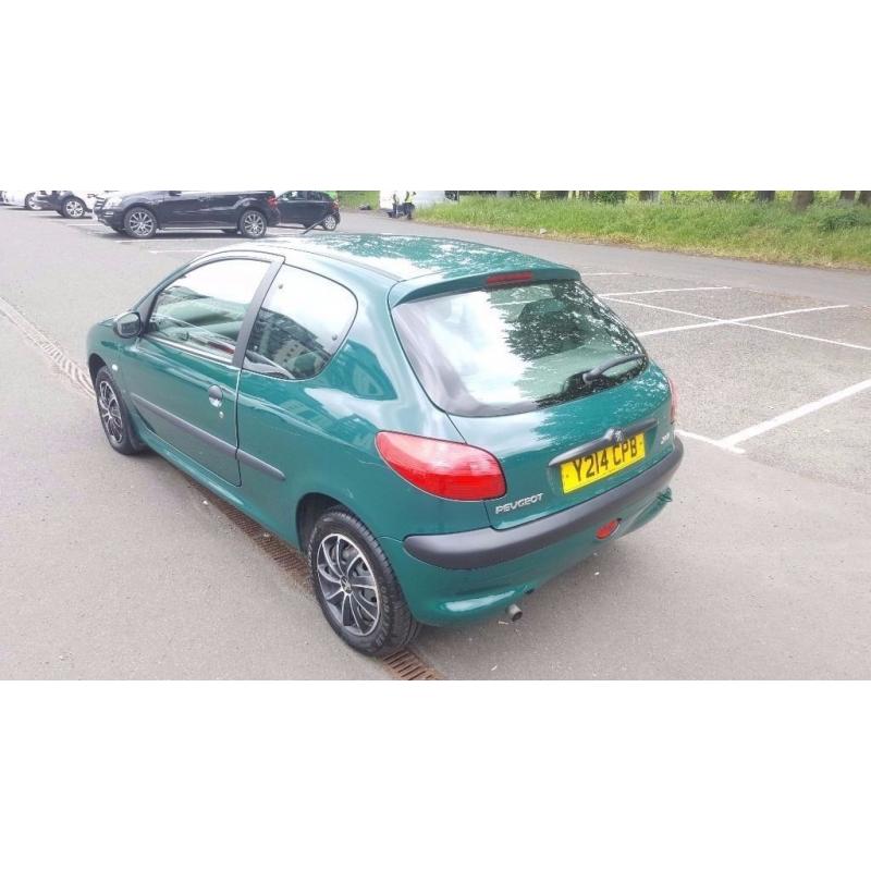 2001 Peugeot 206 1.1 Petrol 11 month MOT Full Service History Good Condition| Cards Accepted|