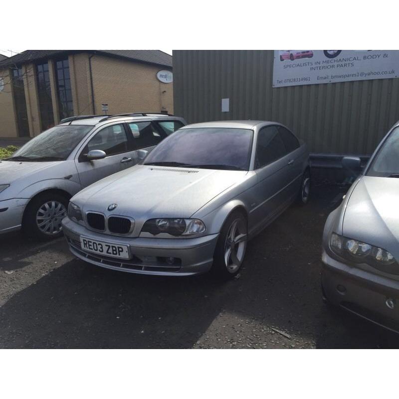 Bmw 318ci coupe breaking full car lights mirror wheels seats interior grills e46