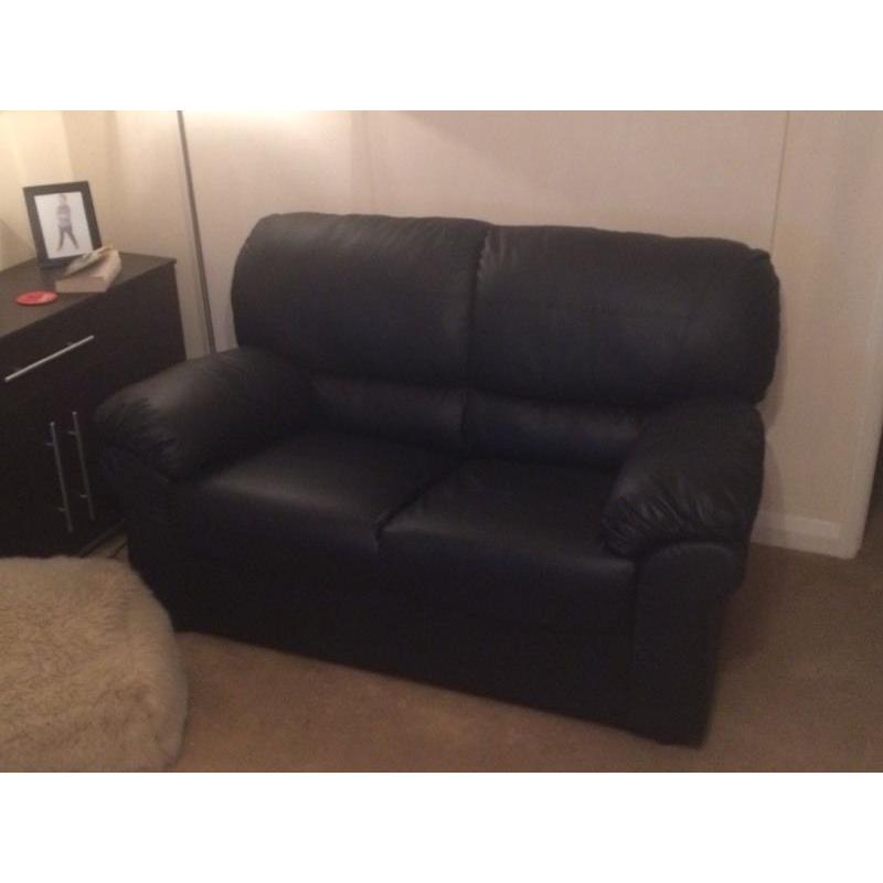 2 seater leather sofa